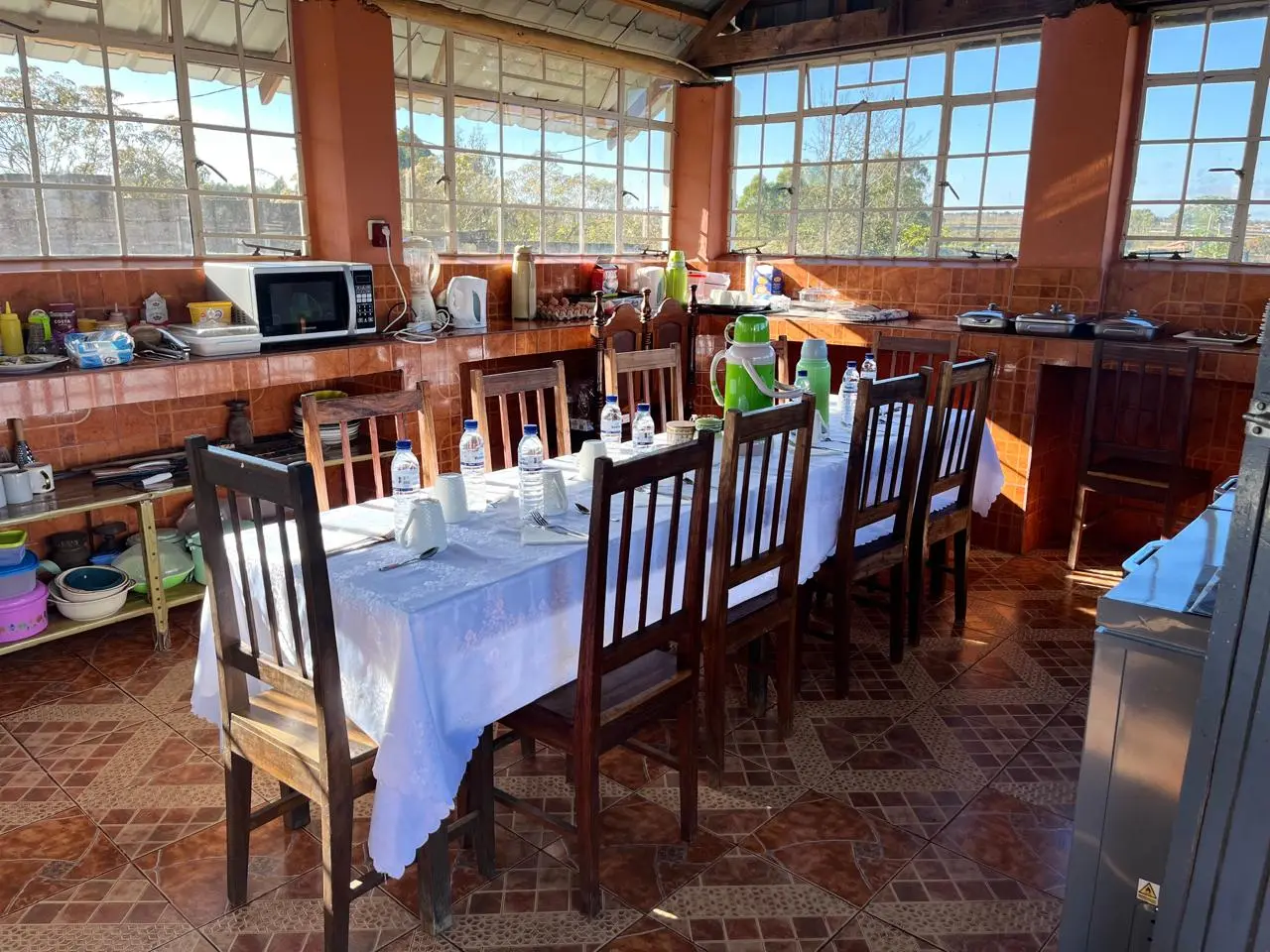 Dining space used by Linda’s Kitchen